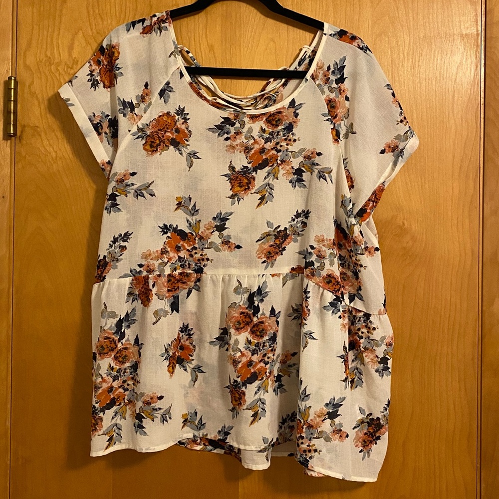 Floral tunic XXL